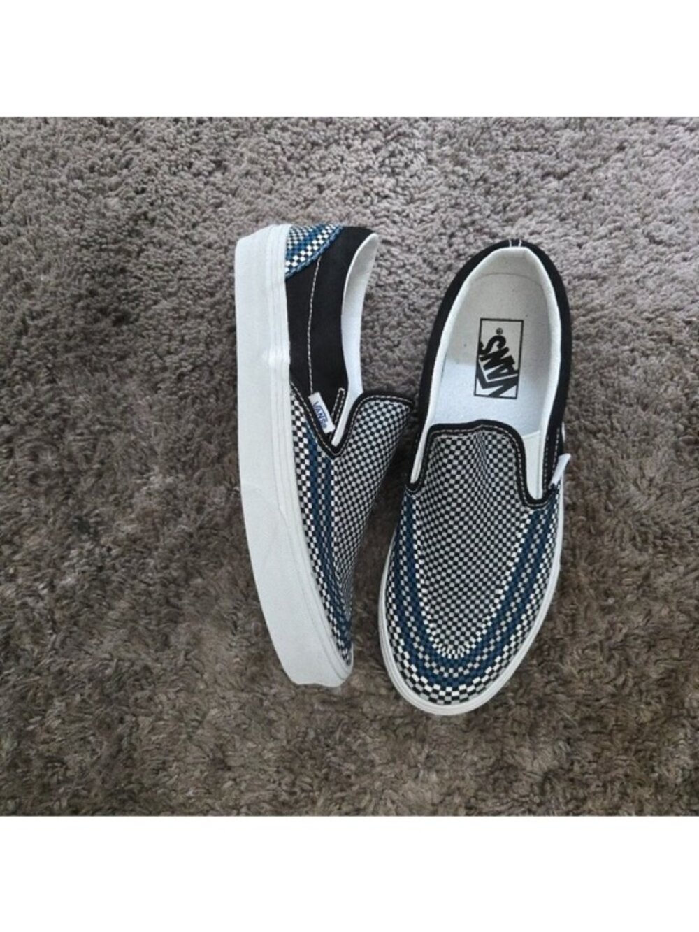 Vans Classic Slip On Checkered Multi Women Size 8 0826 - Picture 4 of 7